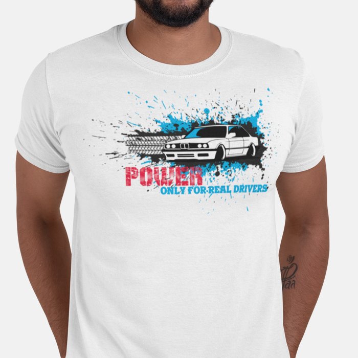 Power Only for Real Drivers BMW Unisex T-Shirt