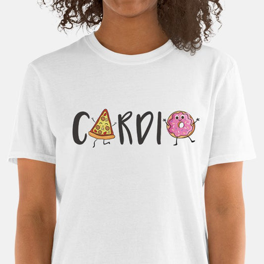 Cardio pour pizza et beignets T-shirt unisexe